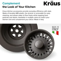 Hot Color Matched Kitchen Sink Strainer Sink Drains, Disposer Flanges & Air Gaps