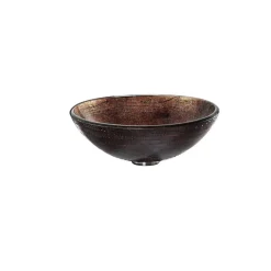 Sale Copper Illusion Glass Vessel Bathroom Sink with PU-MR Above Counter / Vessel Sinks