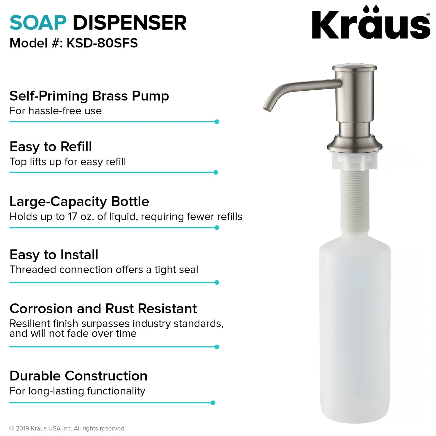 Sale Deck Mount Kitchen Soap Dispenser Soap Dispensers