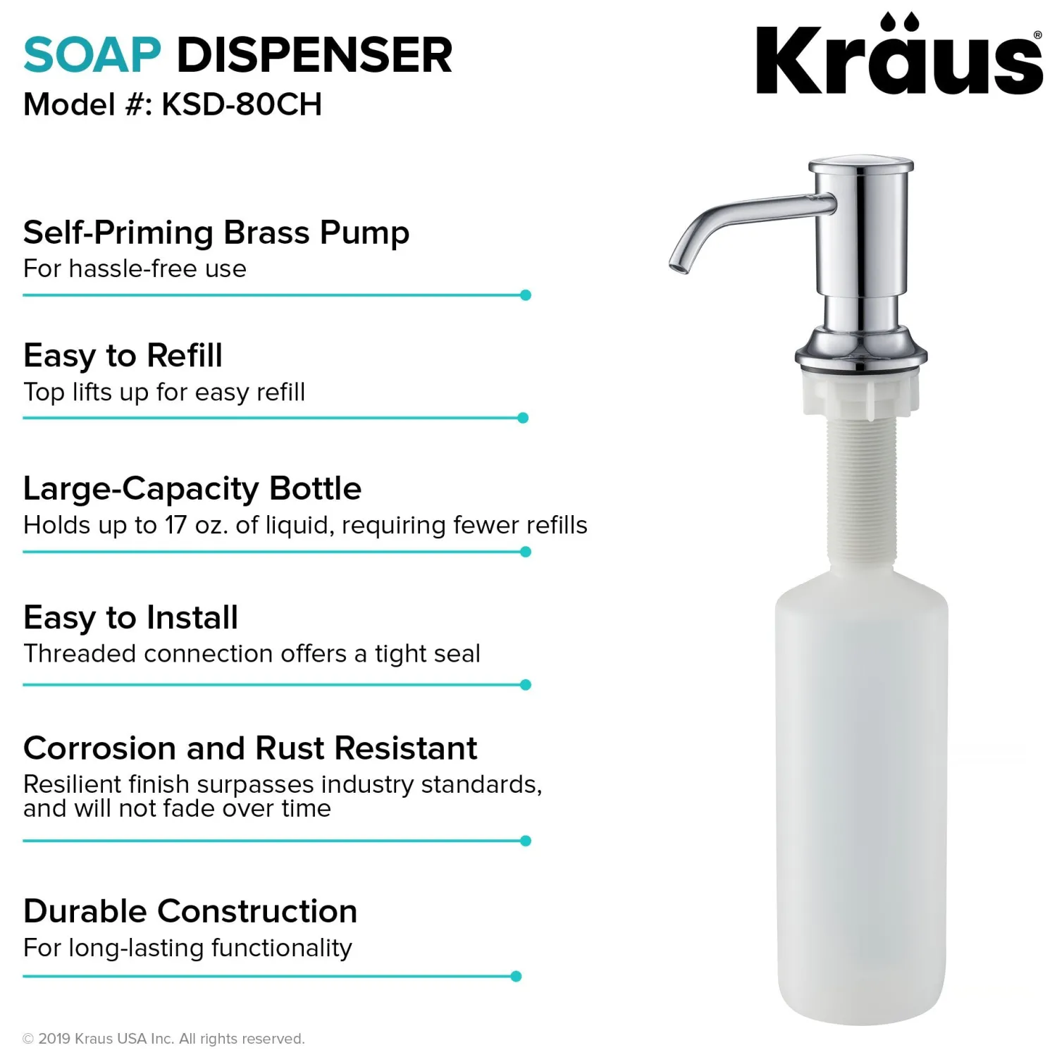 Sale Deck Mount Kitchen Soap Dispenser Soap Dispensers