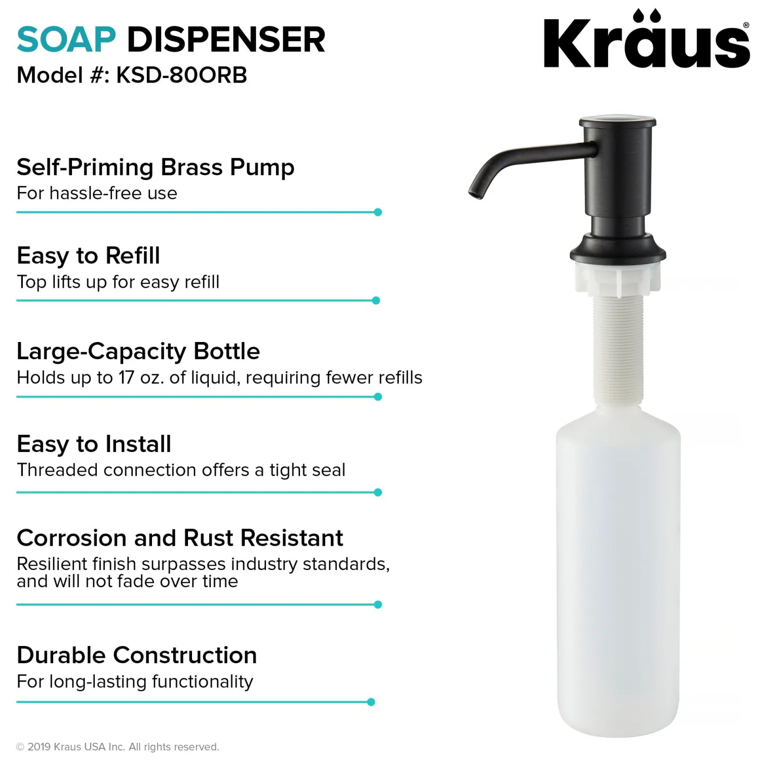 Sale Deck Mount Kitchen Soap Dispenser Soap Dispensers