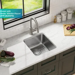 Discount Dex 17" Undermount 16 Gauge Stainless Steel Kitchen Sink Stainless Steel Sinks|Single Bowl Sinks