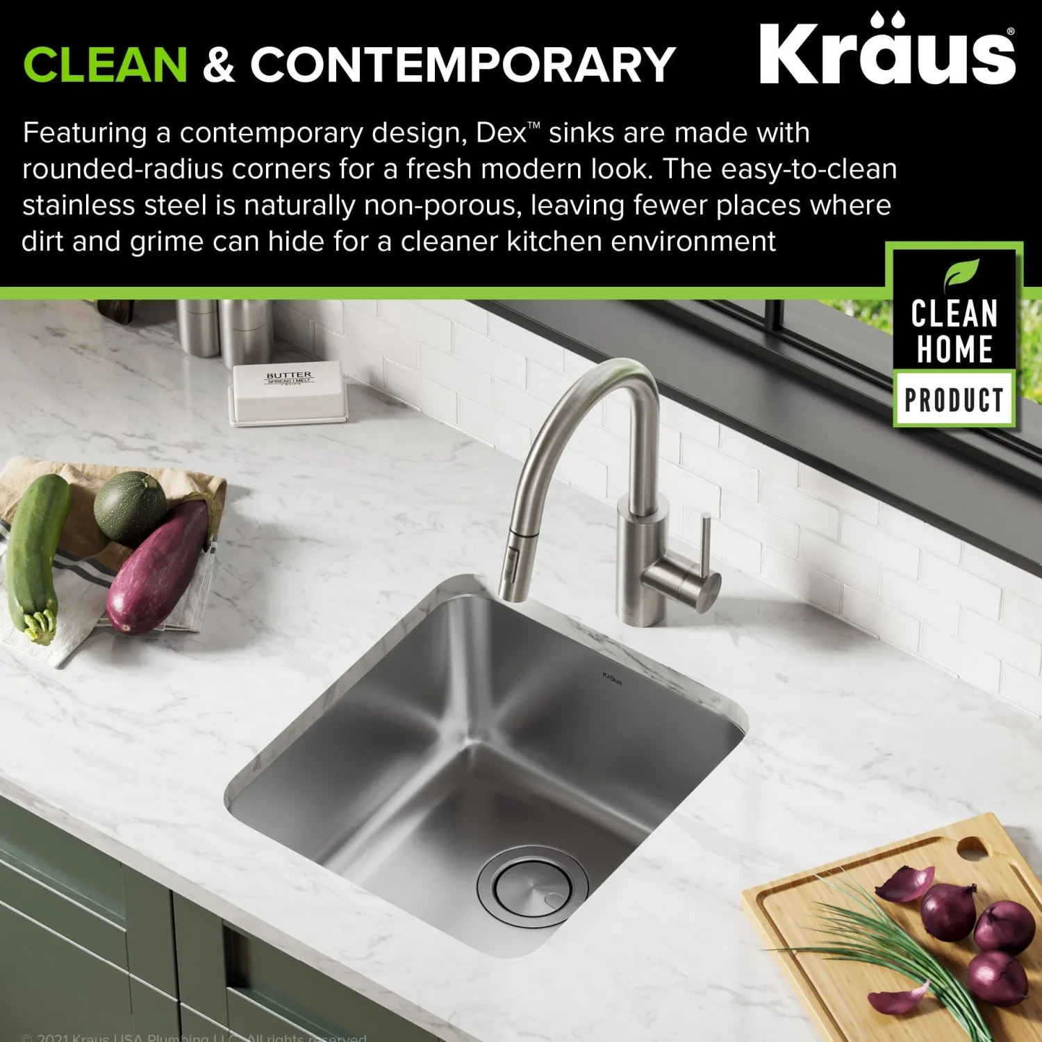 Discount Dex 17" Undermount 16 Gauge Stainless Steel Kitchen Sink Stainless Steel Sinks|Single Bowl Sinks