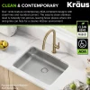 Outlet Dex 25" Undermount 16 Gauge Stainless Steel ADA Kitchen Sink Ada Compliant|Stainless Steel Sinks