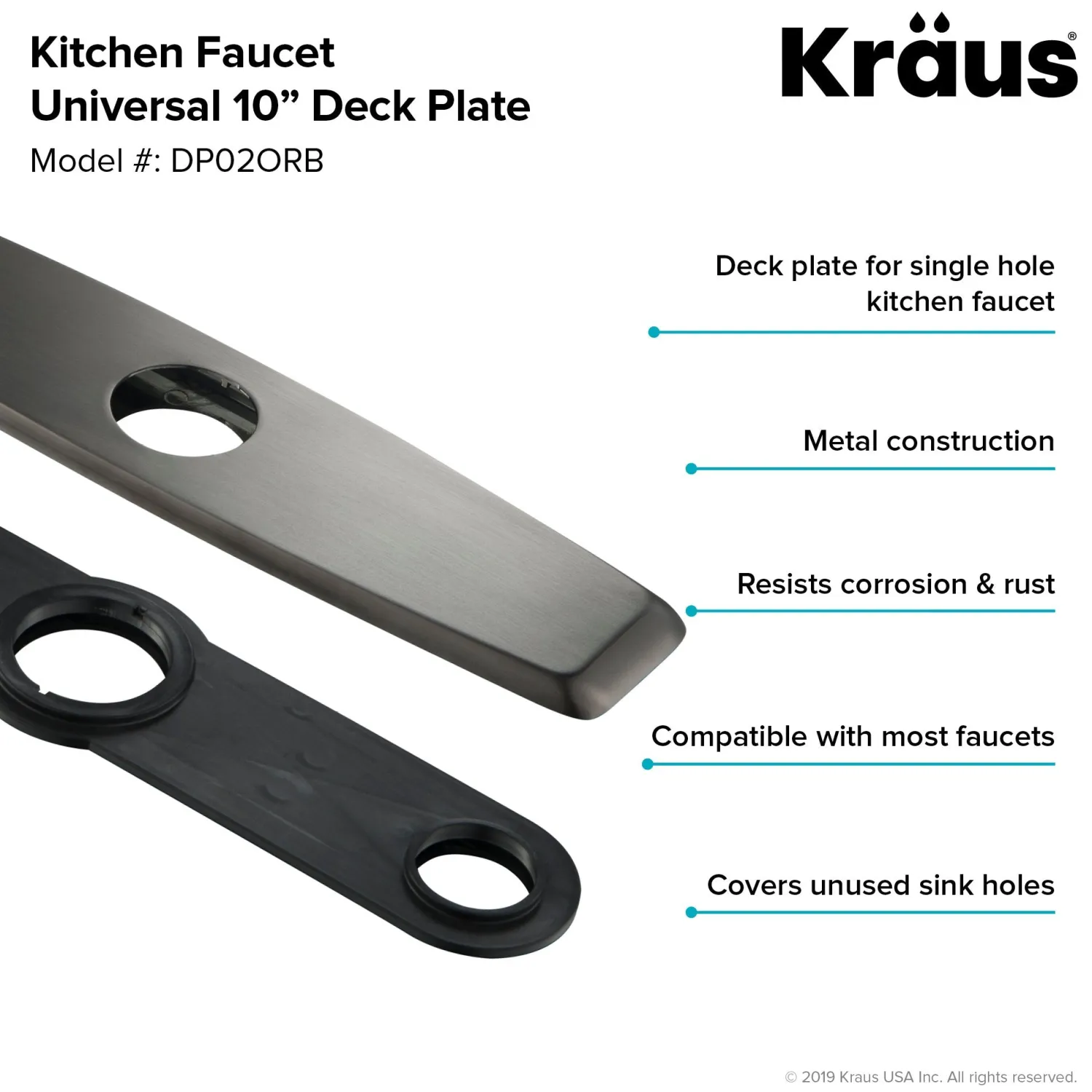 Hot DP02 Deck Plate for Kitchen Faucet Escutcheon / Deck Plates