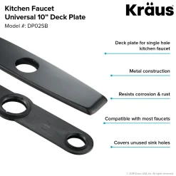 Clearance DP02 Deck Plate for Kitchen Faucet Escutcheon / Deck Plates