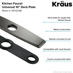 Clearance DP02 Deck Plate for Kitchen Faucet Escutcheon / Deck Plates