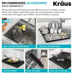 Online 22" Drop-in 16 Gauge Stainless Steel Laundry Utility Sink Drop-In / Top Mount Sinks|Stainless Steel Sinks