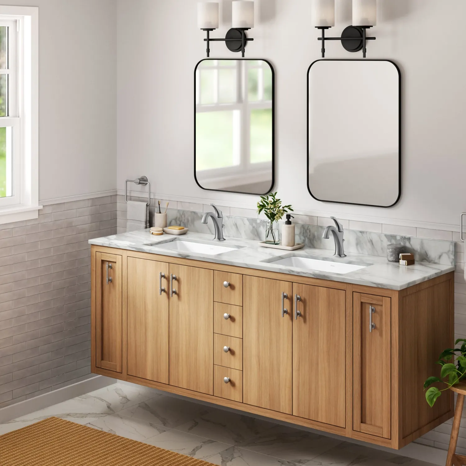 Clearance Elavo 20-1/4" Rectangular Porcelain Undermount Bathroom Sink in White Undermount