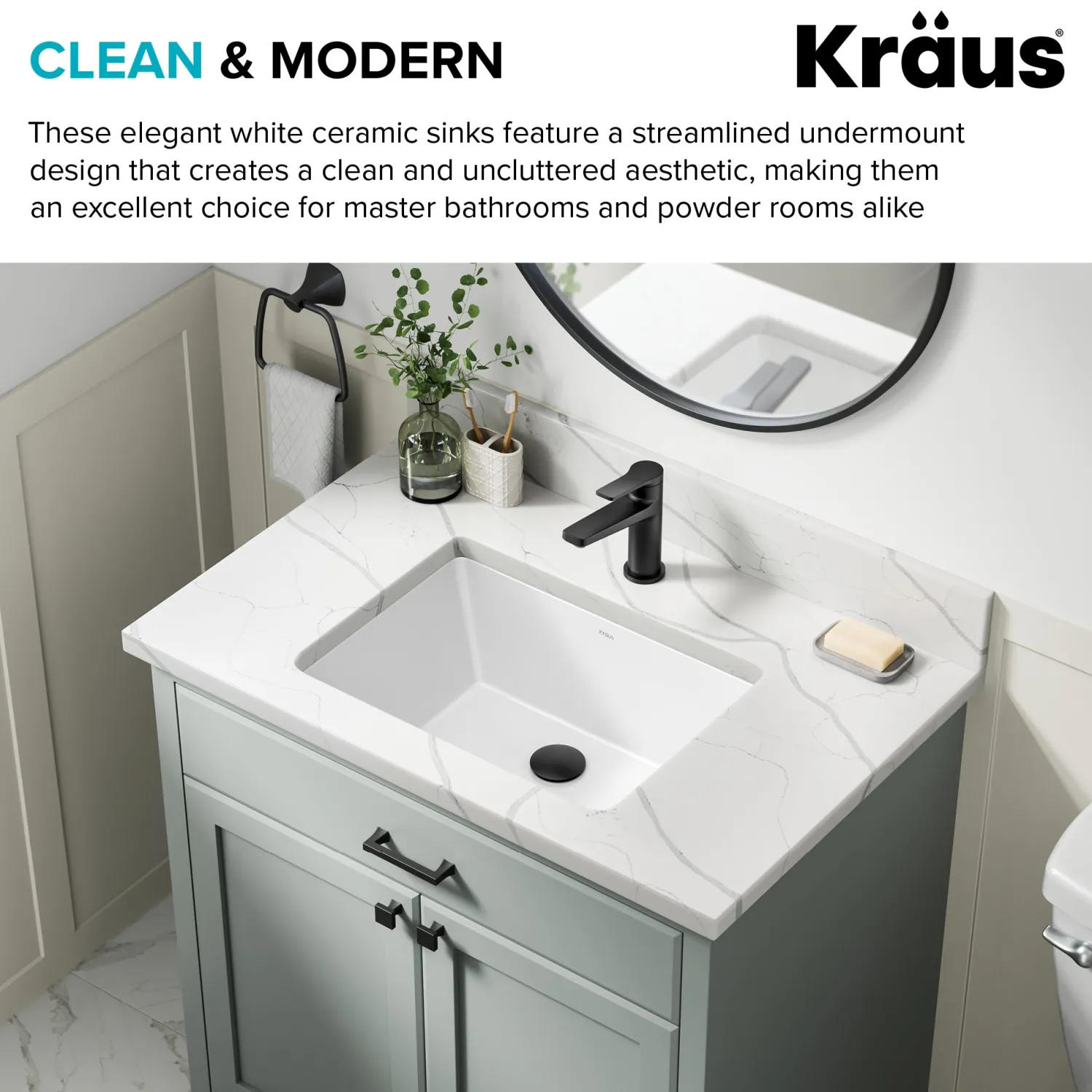 Clearance Elavo 20-1/4" Rectangular Porcelain Undermount Bathroom Sink in White Undermount