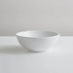 Discount ElavoWhite Ceramic Small Round Vessel Bathroom Sink & Pop Up drain Above Counter / Vessel Sinks