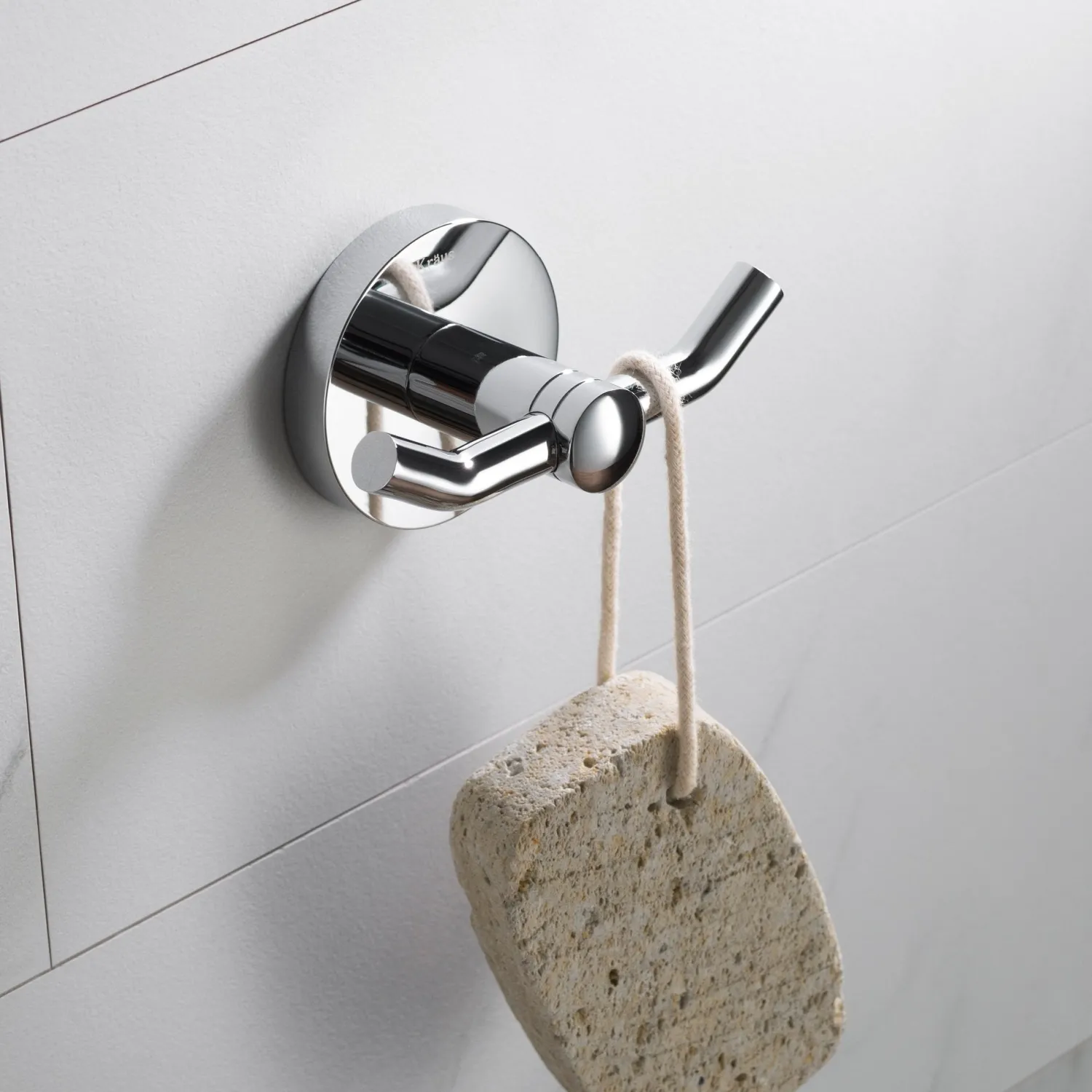 Elie Bathroom Robe and Towel Double Hook Robe Hooks