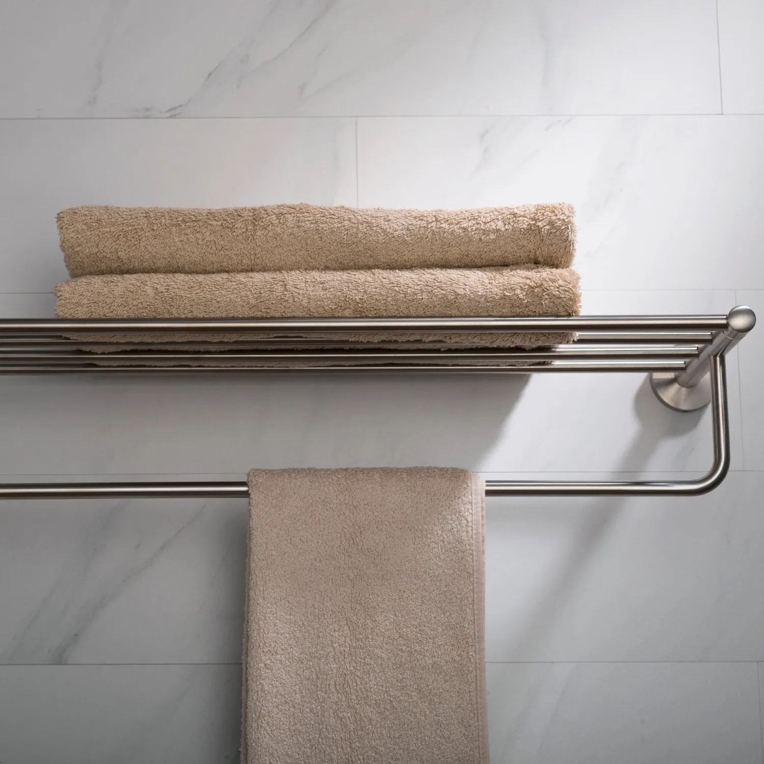 Clearance Elie Bathroom Shelf with Towel Bar Shelves|Towel Bars
