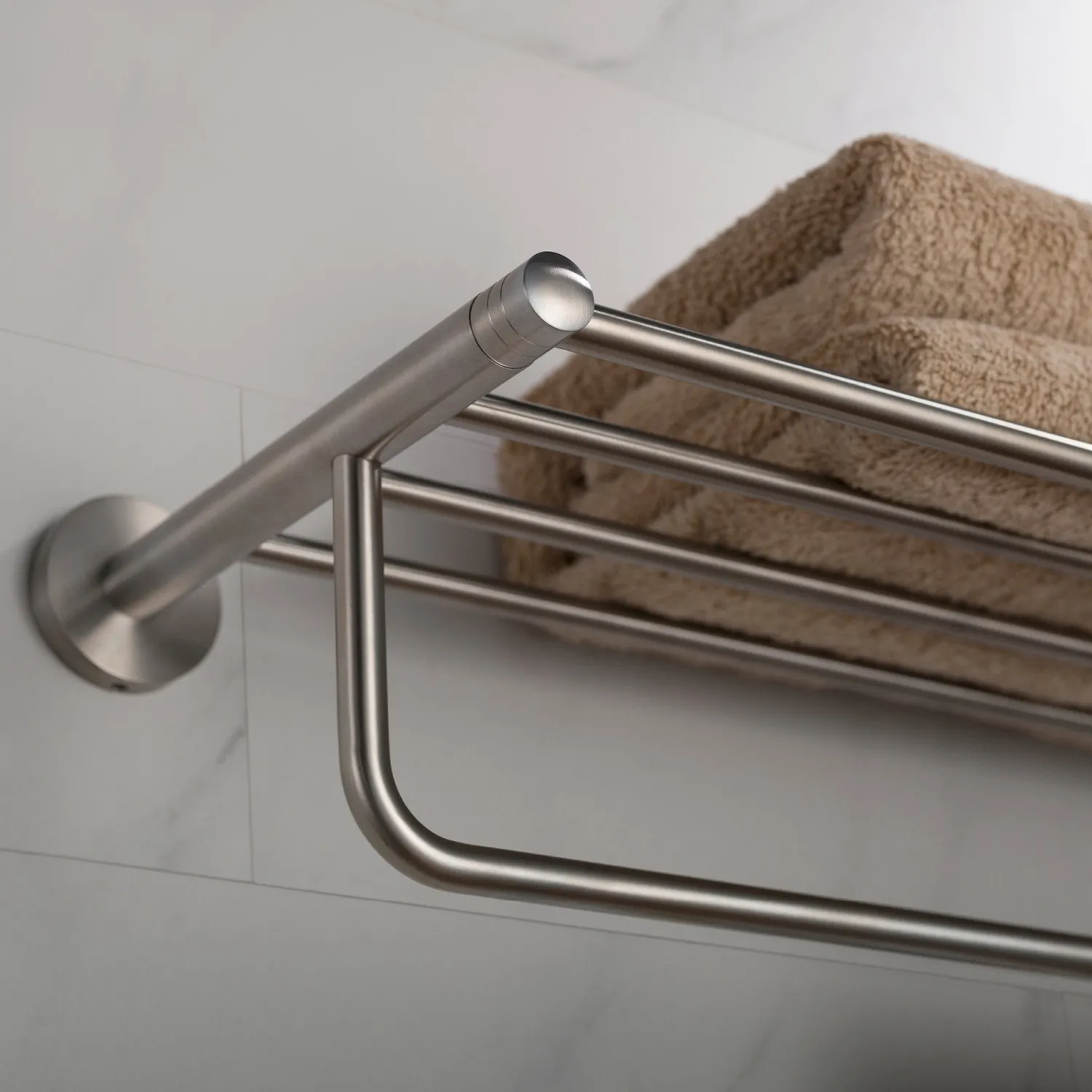 Clearance Elie Bathroom Shelf with Towel Bar Shelves|Towel Bars