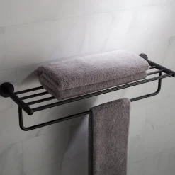 Clearance Elie Bathroom Shelf with Towel Bar Shelves|Towel Bars