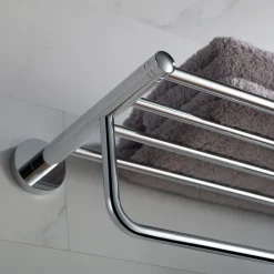 Clearance Elie Bathroom Shelf with Towel Bar Shelves|Towel Bars