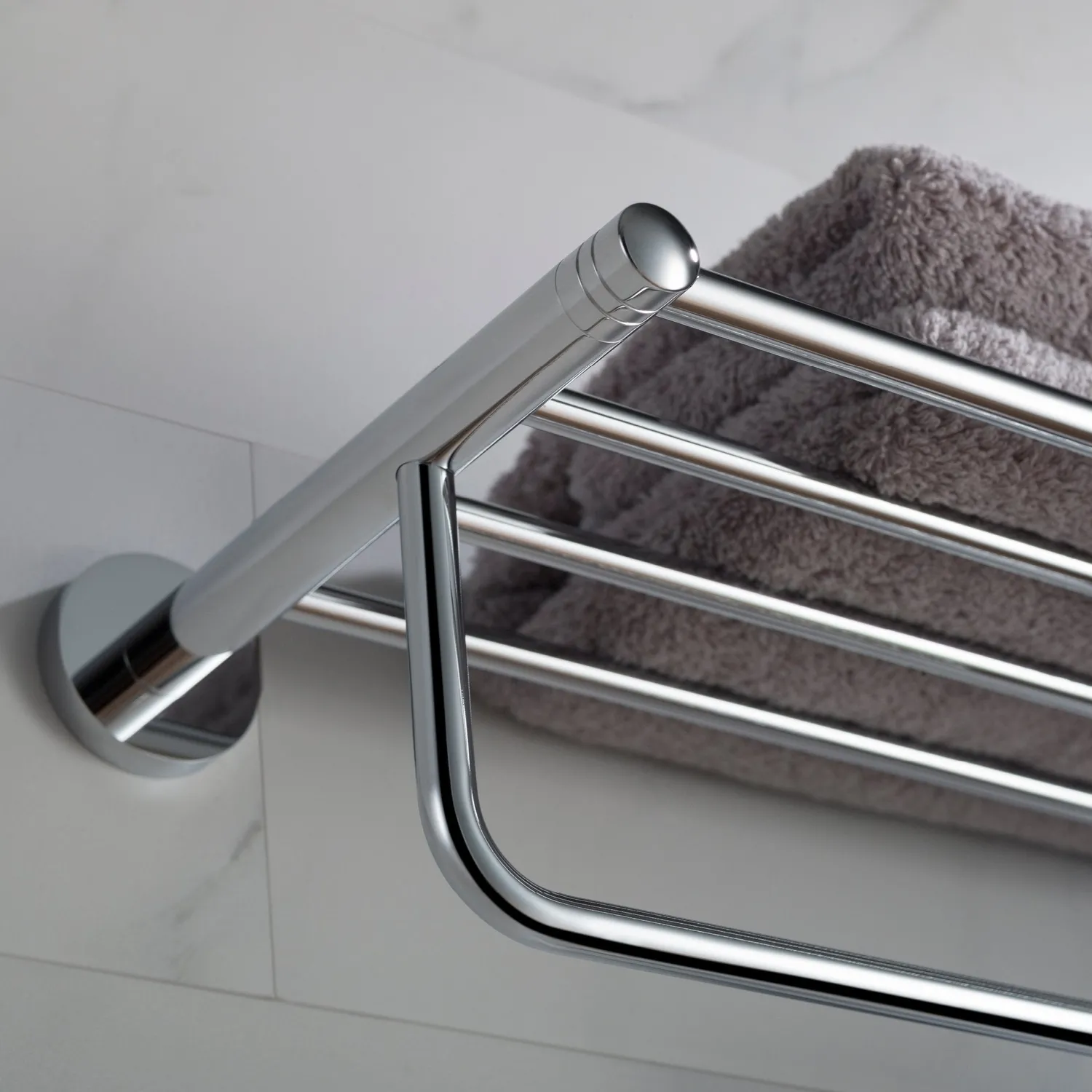 Clearance Elie Bathroom Shelf with Towel Bar Shelves|Towel Bars