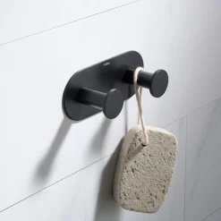Discount Elie Bathroom Wall Mount Robe and Towel Double Hook Robe Hooks