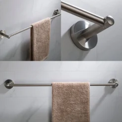 Discount Elie 4-Piece Matching Bath Hardware Set Towel Rings|Accessory Packages
