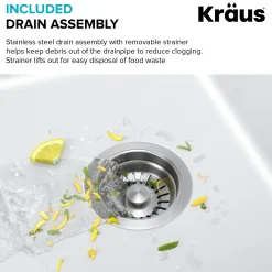 Discount Forteza 33” Granite Drop-In or Undermount 50/50 Double Bowl White Kitchen Sink Undermount Sinks|Composite & Quartz Sinks