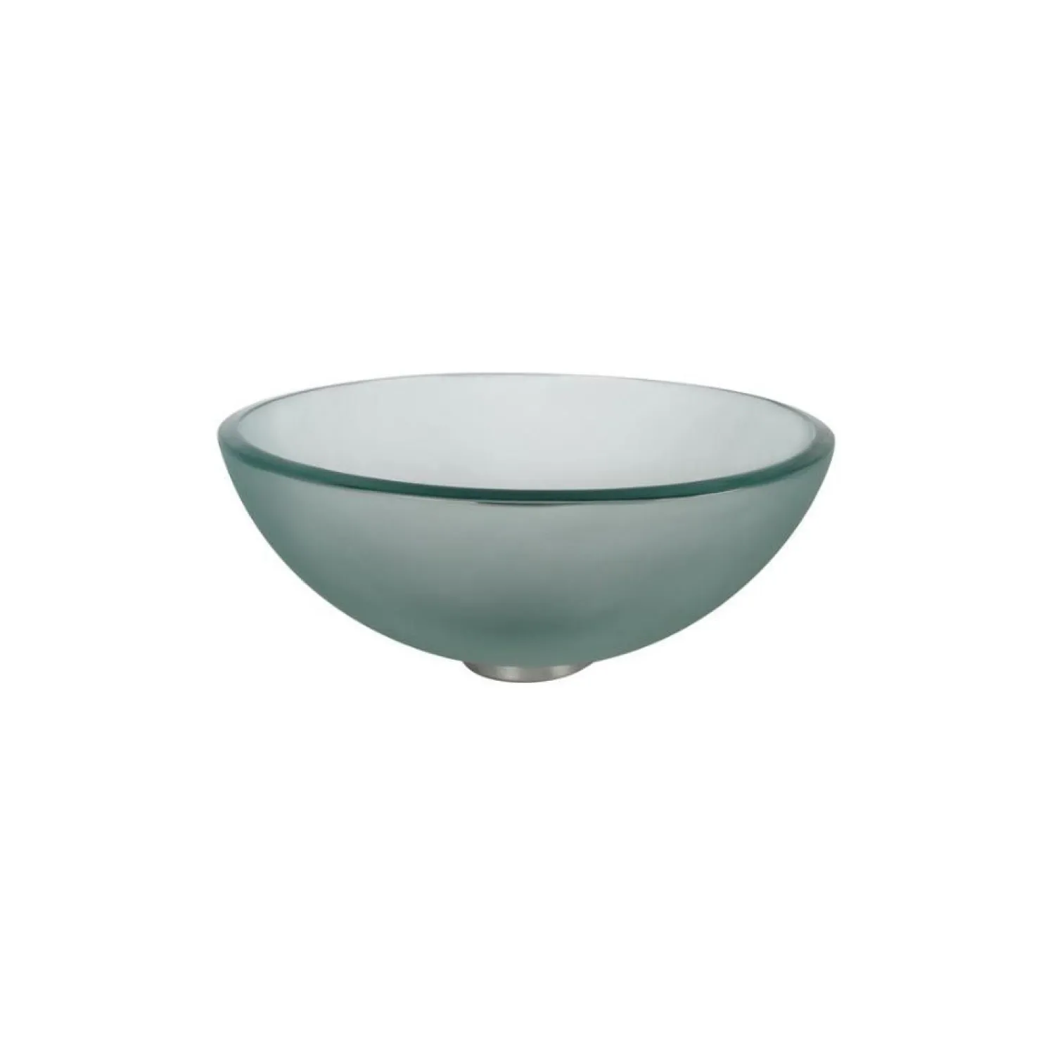 Online Frosted 14" Glass Vessel Bathroom Sink with PU-MR Above Counter / Vessel Sinks