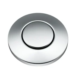 Discount Garbage Disposal Push Button Air Switch Kit in Chrome Garbage Disposals & Parts