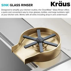Sale Glass Rinser in Brushed Brass Glass Rinsers