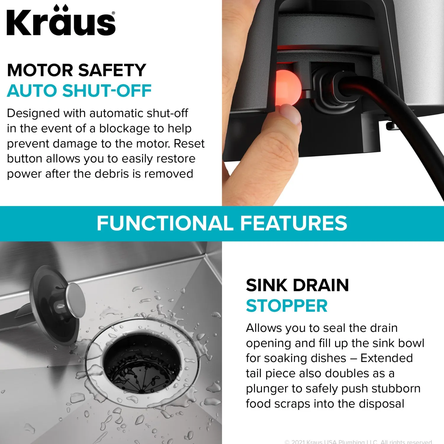 Best 3/4HP Continuous Feed Garbage Disposal Garbage Disposals & Parts