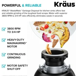 Best 3/4HP Continuous Feed Garbage Disposal Garbage Disposals & Parts