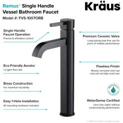 Sale 14-Inch Clear Glass Bathroom Vessel Sink and Ramus Faucet Combo Set with Pop-Up Drain Sink And Faucet Combos|Above Counter / Vessel Sinks