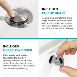 Clearance Indy 2-Handle 4-inch Center-set Bathroom Faucet in Spot-Free Brushed Nickel 4