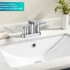 Discount Indy 2-Handle 4-inch Centerset Bathroom Faucet in Chrome 4" Center Set