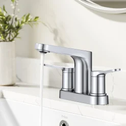 Discount Indy 2-Handle 4-inch Centerset Bathroom Faucet in Chrome 4