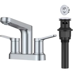 Discount Indy 2-Handle 4-inch Centerset Bathroom Faucet in Chrome 4