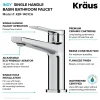 Discount Indy Single Handle Bathroom Faucet in Chrome Single Hole