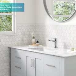 Best Indy Single Handle Bathroom Faucet with Matching Pop-Up Drain in Chrome Single Hole