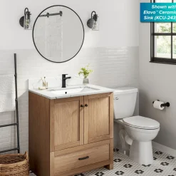 Indy Single Handle Bathroom Faucet in Matte Black Single Hole