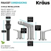 Sale Indy Widespread Bathroom Faucet in Spot-Free Brushed Nickel 8" Widespread