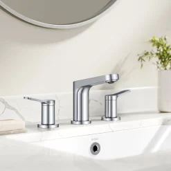 New Indy Widespread Bathroom Faucet in Chrome 8