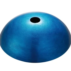 Best Irruption Blue Glass Vessel Bathroom Sink with PU-MR Above Counter / Vessel Sinks