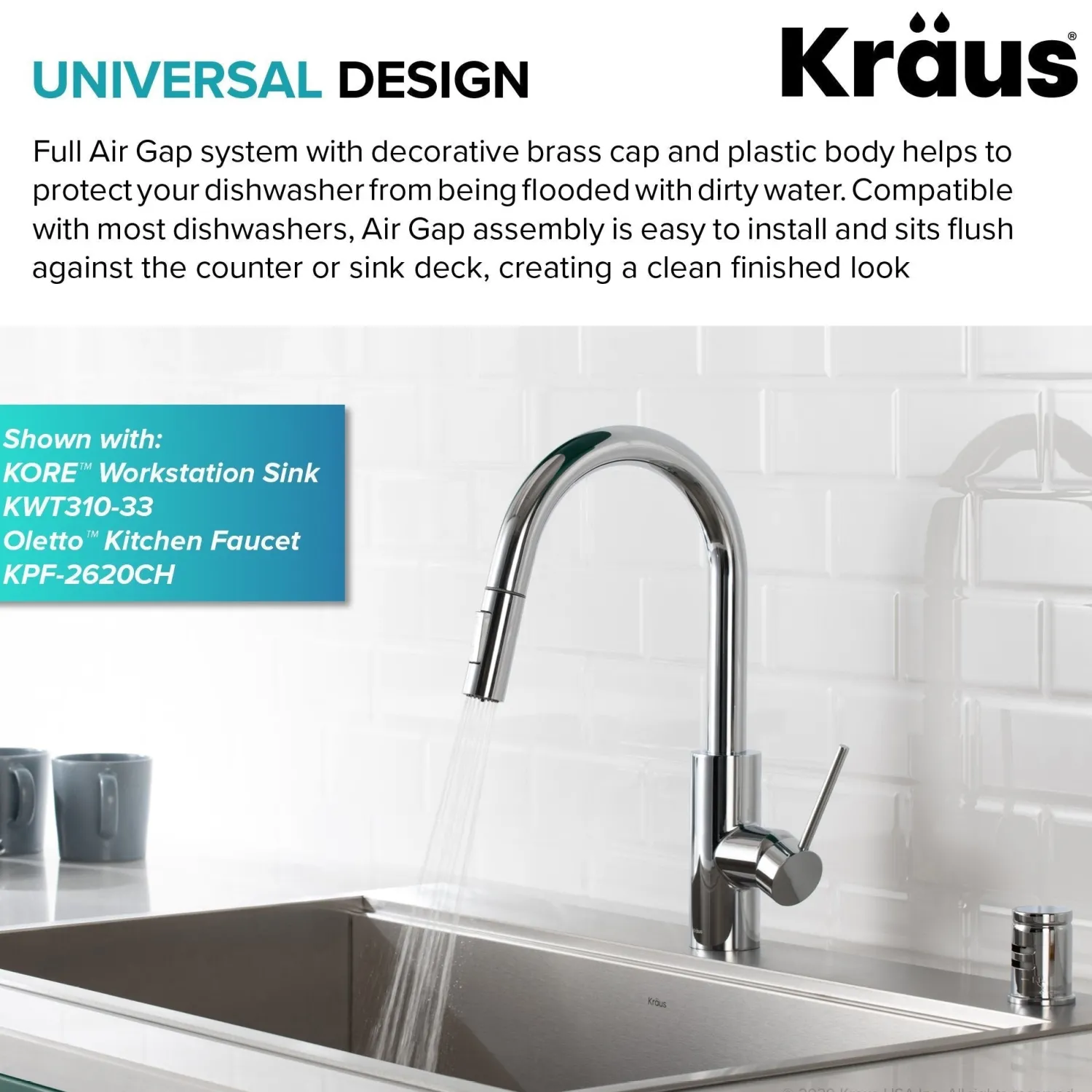 Best KAG-1 Air Gap Sink Drains, Disposer Flanges & Air Gaps