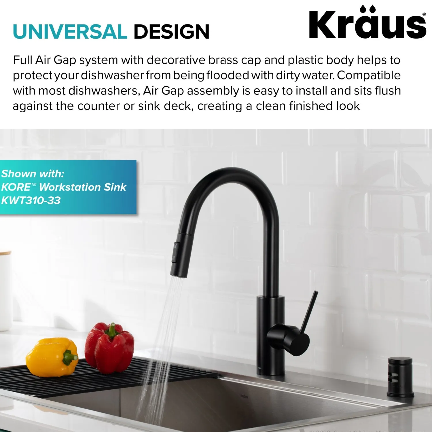Best KAG-1 Air Gap Sink Drains, Disposer Flanges & Air Gaps