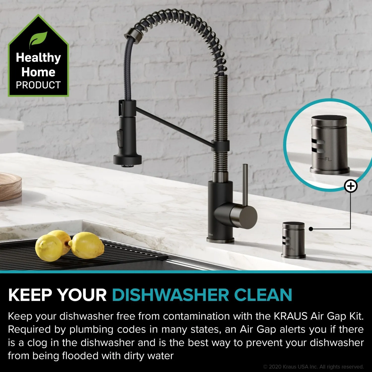 Best KAG-1 Air Gap Sink Drains, Disposer Flanges & Air Gaps