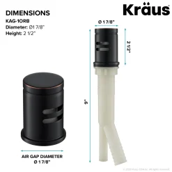Best KAG-1 Air Gap Sink Drains, Disposer Flanges & Air Gaps