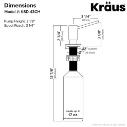 Best Kitchen Soap Dispenser | KSD-43 Soap Dispensers