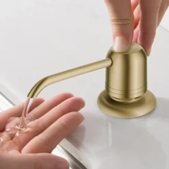 New KSD-32BG Kitchen Soap Dispenser in Brushed Gold Soap Dispensers