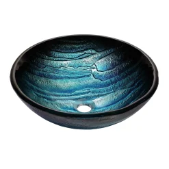 Best Ladon Glass Vessel Sink and Ramus Faucet Sink And Faucet Combos|Above Counter / Vessel Sinks