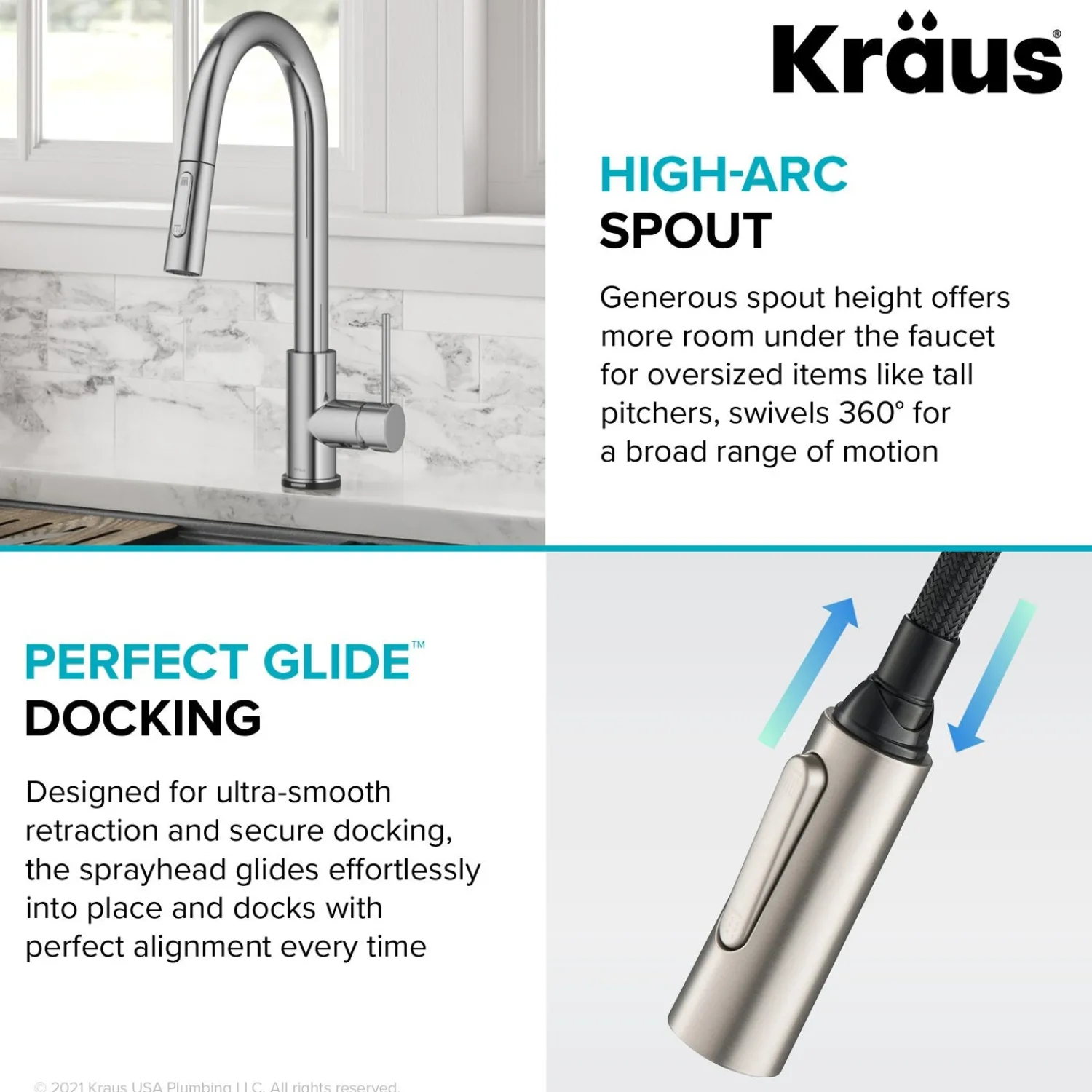 Discount Oletto Contemporary Single-Handle Touch Activated with Pull Down Sprayer in Chrome Touchless, Sensor And Tap Activated Kitchen Faucets