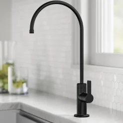 Hot Oletto Drinking Water Filter Faucet in Matte Black Single Hole|Water Filter Faucets