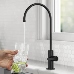 Hot Oletto Drinking Water Filter Faucet in Matte Black Single Hole|Water Filter Faucets